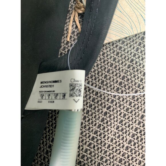 Chaco Men's Size 10 Classic Black Leather Flip Flop Toe Thong - Picture 6 of 9